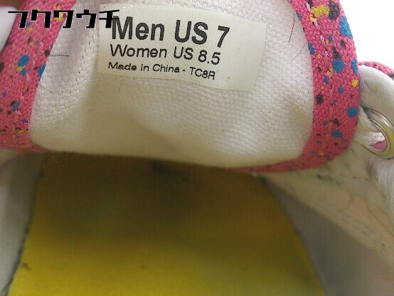 ◇ VANS ヴァンズ エラ ERA スニーカー シューズ サイズMENUS7 WOMEN US8.5 ピンク系 メンズの画像9