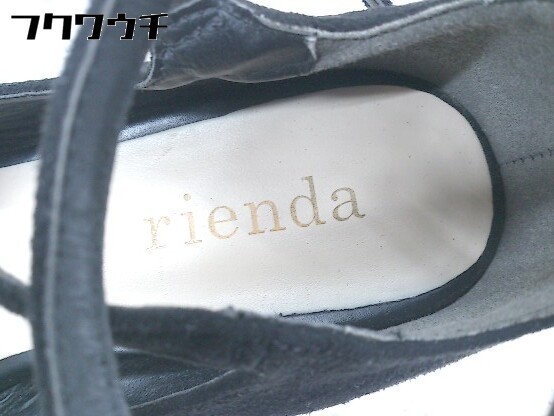 ◇ rienda リエンダ ポインテッドトゥ パンプス サイズS ブラック レディース_画像4