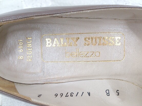 * bally suisse bellezza каблук туфли-лодочки 5 B Brown женский 