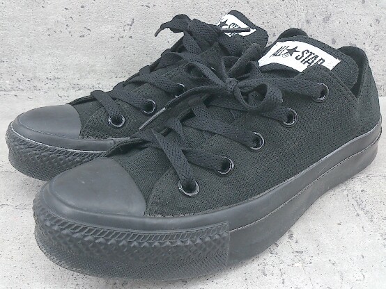 ◇ CONVERSE コンバース M5039 ALL STAR オールスター スニーカー シューズ 23ｃｍ ブラック レディースの画像2