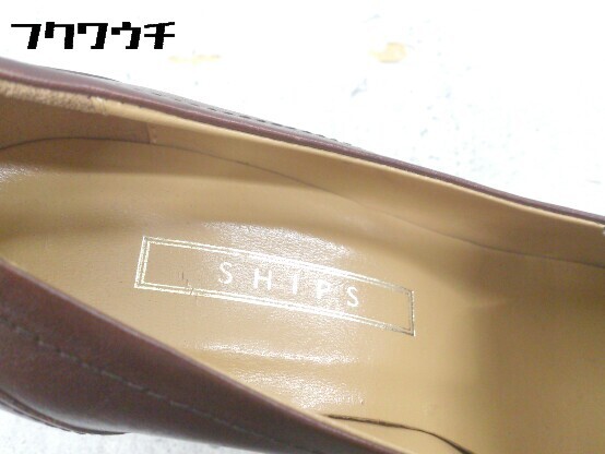 ◇ SHIPS シップス チャンキーヒール パンプス サイズ35 1/2 パープル系 レディース_画像4