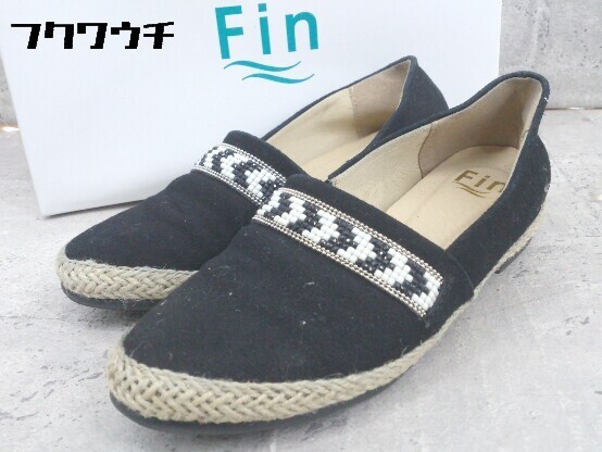 * * Fin fins beads shoes size 22.5 black lady's 