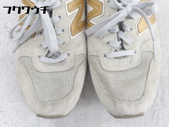 ◇ New Balance ニューバランス WR996DGR スニーカー シューズ サイズ23.5？ グレー ゴールド レディース_画像8