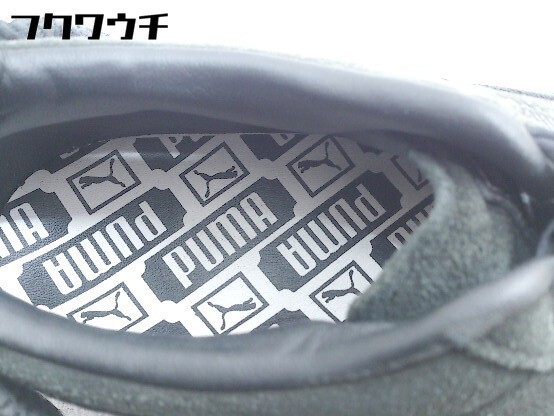◇ PUMA プーマ 367455-01 SUEDE BOW UPRISING スニーカー シューズ サイズ22.5cm ブラック系 レディース_画像4