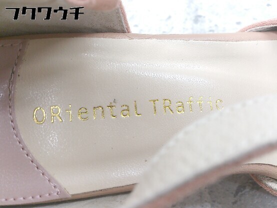 ◇ Oriental Traffic オリエンタルトラフィック ストラップ ヒール パンプス サイズ37 ピンク レディース_画像4