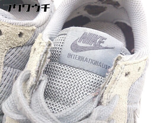 ◇ NIKE ナイキ 828407-004 INTERNATIONALIST インターナショナリスト スニーカー シューズ サイズ24.5cm グレー レディース_画像4