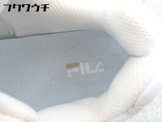 ◇ FILA フィラ スニーカー シューズ サイズ23cm ホワイト レディース_画像4