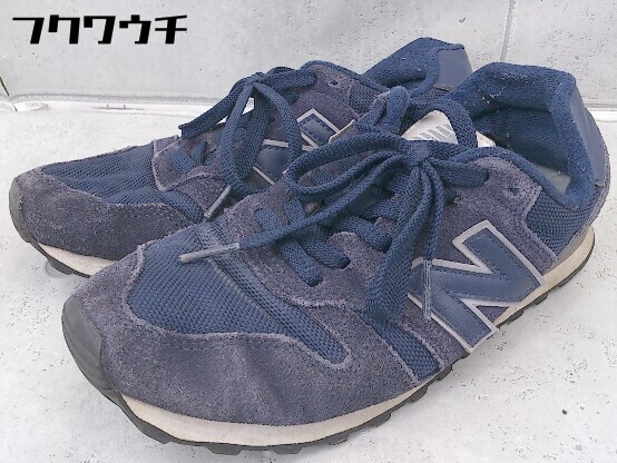 ◇ NEW BALANCE ニューバランス ML373NIV スニーカー シューズ 23.5？ ネイビー レディース_画像1