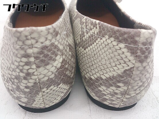 * * SESTOse -stroke python print Flat pumps size 25.5cm gray ju series lady's 