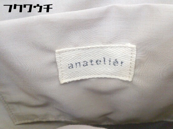 ■ anatelier アナトリエ パール リボン ハンド トート バッグ ベージュ レディース_画像6