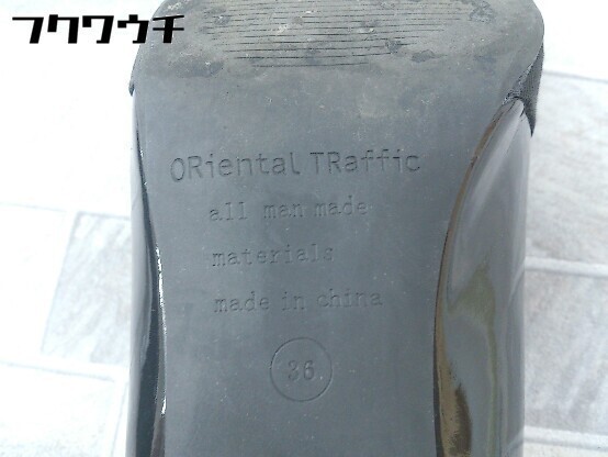 ◇ Oriental Traffic オリエンタルトラフィック リボン ヒール パンプス サイズ36 ブラック レディース_画像8