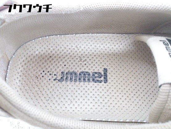 ■ ◎ hummel ヒュンメル スニーカー シューズ サイズ24cm ベージュ ホワイト レディース_画像4