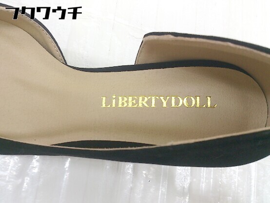 ◇ ◎ LibertyDoll リバティードール アンクルストラップ パンプス シューズ サイズSS ブラック レディース_画像4