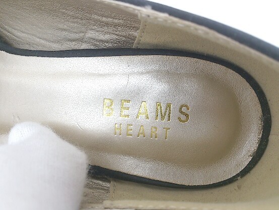 ◇ BEAMS HEART ビームス ハート パンプス シューズ サイズM ブラック レディース_画像4