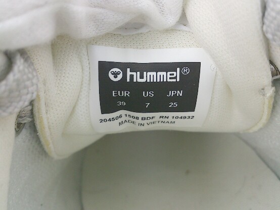 ◇ hummel ヒュンメル スニーカー シューズ サイズ25ｃｍ シルバー レディース_画像8