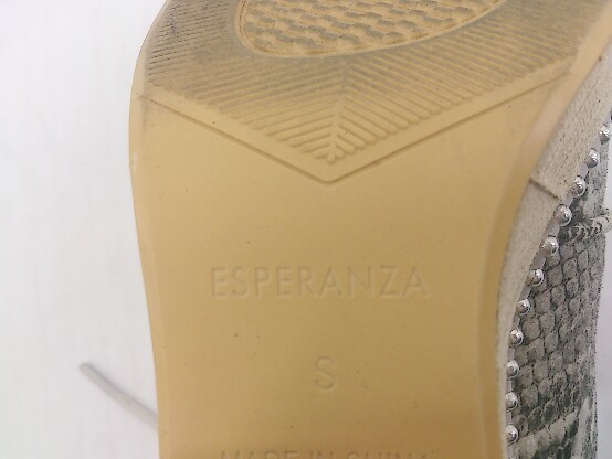 * ESPERANZA Esperanza race up pumps shoes size S white group lady's 