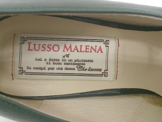 * LUSSO MALENArusomare-na туфли-лодочки обувь размер 37 оттенок зеленого женский 