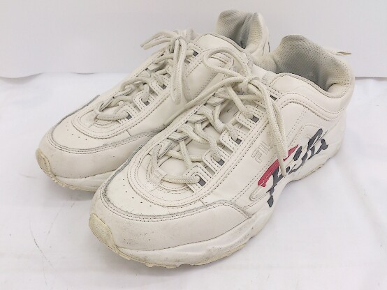* FILA filler sneakers shoes size 24cm white group lady's P