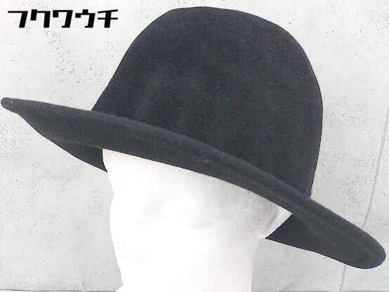 ■ CA4LA カシラ ウール 中折れ ハット 帽子 ブラック サイズL レディース_画像1
