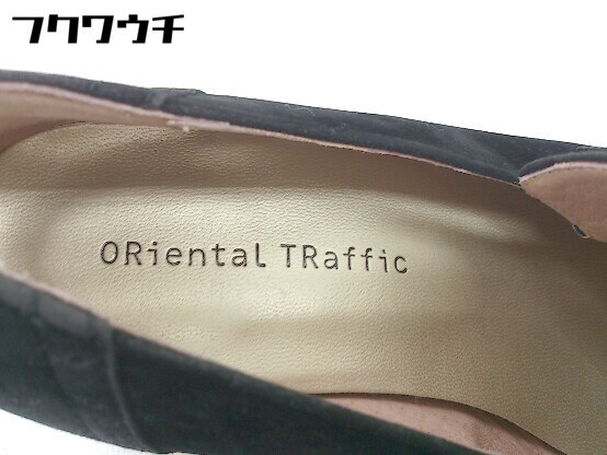 ◇ Oriental Traffic オリエンタルトラフィック ウィングチップ パンプス サイズ36 ブラック レディース_画像4