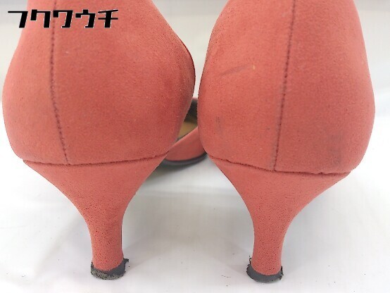 ◇ ESPERANZA エスペランサ ポインテッドトゥ ヒールパンプス サイズ24 オレンジ系 レディース