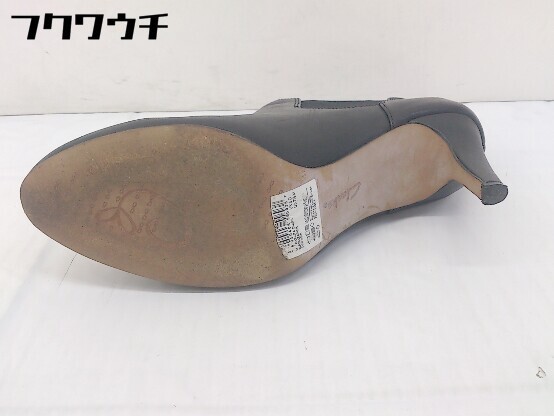 ◇ Clarks クラークス サイドゴア ショート ブーツ ブーティー サイズUK5D US7 1/2M ブラック レディース_画像4