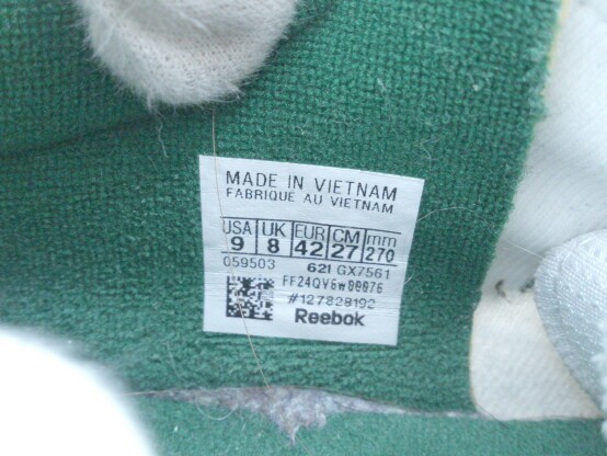 * Reebok Reebok Club C Legacy GX7561 спортивные туфли обувь 27cm белый зеленый мужской P