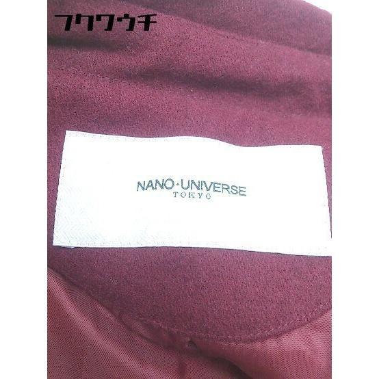 * nano universe Nano Universe длинный рукав пальто S бордо # 1002800045815