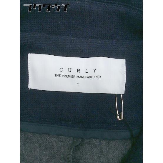 ◇　◎ CURLY カーリー タグ付き　定価2.6万円　シングル 2B 長袖 テーラードジャケット サイズ1 ネイビー メンズ_画像4