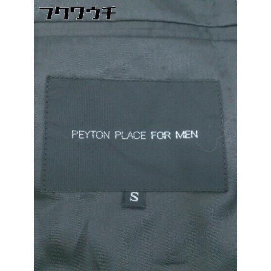◇ PEYTON PLACE FOR MEN ストライプ 1B 長袖 テーラードジャケット サイズS ブラック ホワイト系 メンズ_画像4
