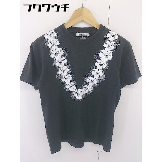 ◇ LANDSCAPE ランドスケープ 半袖 Tシャツ カットソー 表記なし ブラック ホワイト系 メンズ_画像2