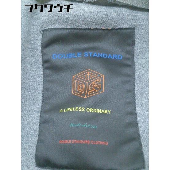 # DOUBLE STANDARD CLOTHING Zip выше длинный рукав Parker размер F серый мужской 