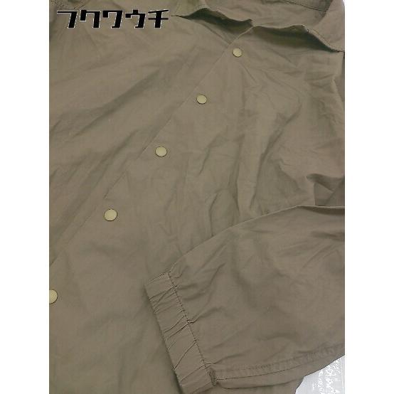 ◇ THE SHOP TK ザ ショップ ティーケー 薄手 長袖 ジャケット サイズ XL カーキ メンズの画像6