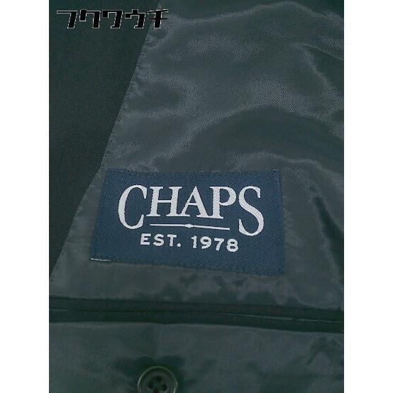 ◇ CHAPS チャップス シャドーストライプ シングル 長袖 テーラード ジャケット サイズ100AB7 ネイビー系 メンズの画像6