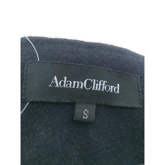 ◇ Adam Clifford アダムクリフォード ノーカラー 長袖 ジップアップ ジャケット サイズS ネイビー系 メンズ_画像4