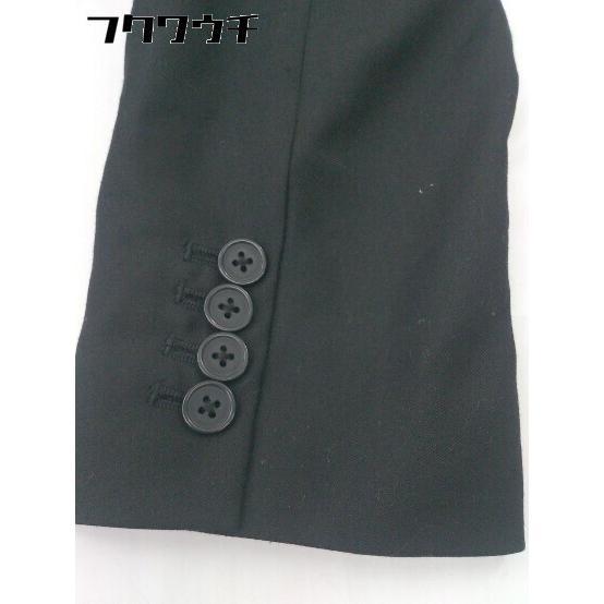 ◇ nano universe ナノユニバース シングル 2B 長袖 テーラードジャケット サイズL ブラック メンズの画像4
