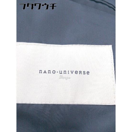 ◇ nano universe ナノユニバース シングル 2B 長袖 テーラードジャケット サイズL ブラック メンズの画像5