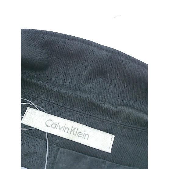 ◇ Calvin Klein カルバンクライン シングル1B 長袖 テーラード ジャケット サイズ38 ブラック メンズ_画像4
