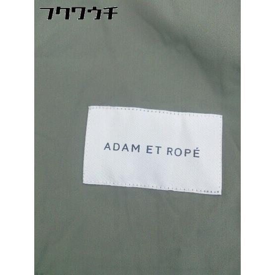 ◇ ADAM ET ROPE アダム エ ロペ ストレッチ 1B シングル ジャケット パンツ セットアップ サイズM カーキ系 メンズ_画像5