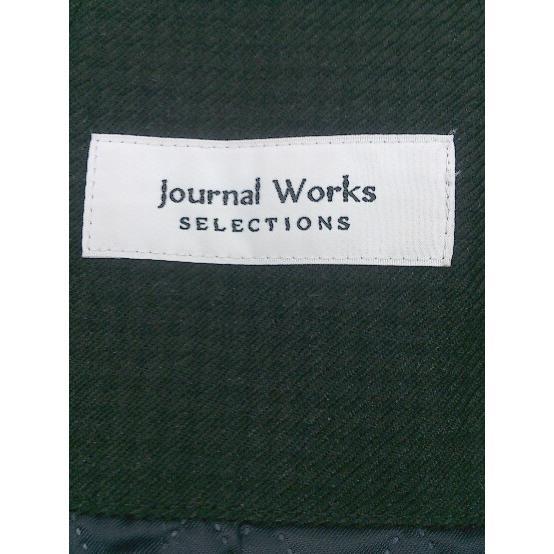 ◇ JOURNAL WORKS SELECTIONS チェック 長袖 コート サイズL ブラック メンズ_画像4