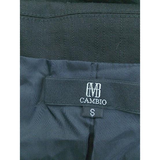 ◇ CAMBIO カンビオ シングル2B 長袖 テーラード ジャケット サイズS ブラック メンズ_画像4