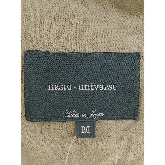 ◇ nano universe ナノ ユニバース 長袖 ジップアップ ジャケット サイズM カーキ メンズ P_画像4