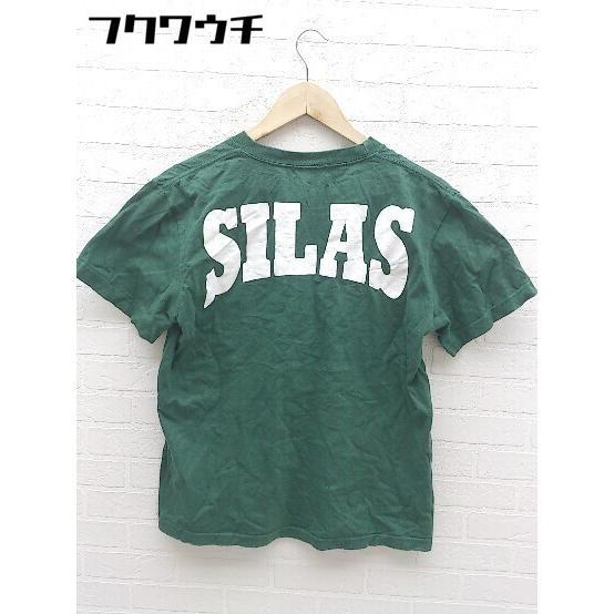 ◇ SILAS サイラス 半袖 Tシャツ カットソー サイズM グリーン系 メンズ_画像3