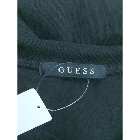 ◇ GUESS ゲス ロゴ 長袖 Tシャツ カットソー サイズL ブラック ホワイト レッド メンズ P_画像4