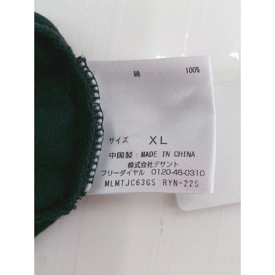 ◇ Munsingwear?TRIDENT ワンポイント 半袖 Tシャツ カットソー サイズXL ブラック メンズ P_画像5