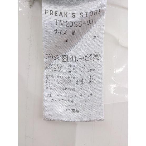 ◇ FREAK'S STORE フリークスストア プリント 五分袖 Tシャツ カットソー サイズM ブラック ホワイト マルチ メンズ P_画像5