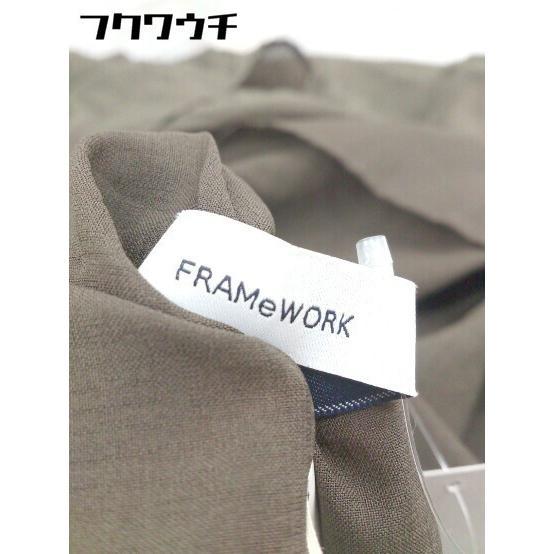 ◇ FRAMeWORK フレームワーク ウエストゴム ロング ギャザー スカート ブラウン系 レディース_画像4