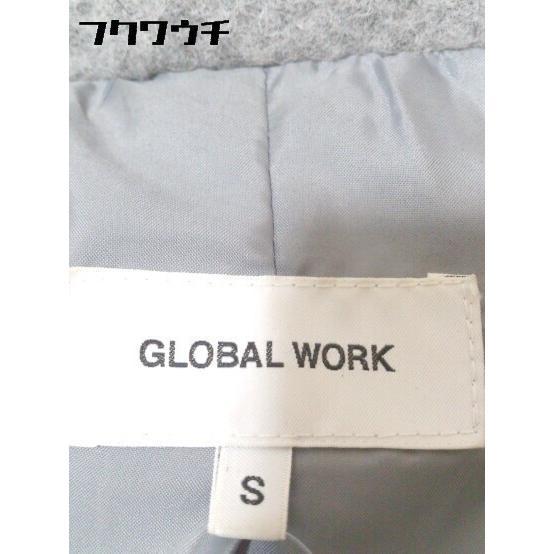 ■ GLOBAL WORK グローバルワーク 中綿 スナップボタン コート S グレー レディース_画像4