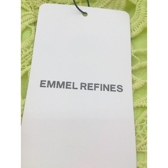 ◇ ◎ EMMEL REFINES UNITED ARROWS タグ付 定価 1.4万円 ロング タイト スカート サイズXS ライムイエロー レディース P_画像5