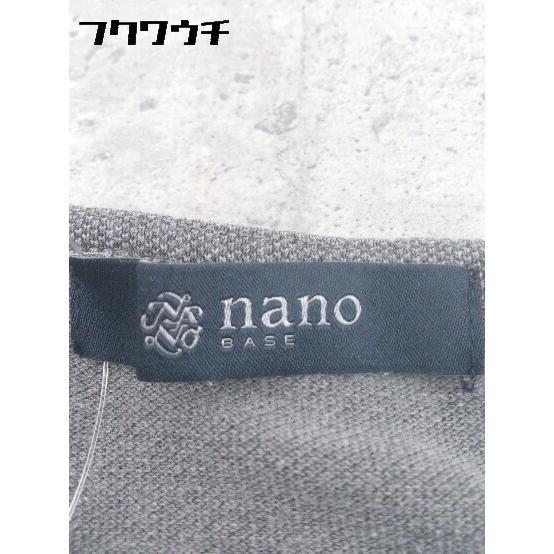 ◇ nano universe ナノユニバース 半袖 Tシャツ カットソー M グレー * 1002798416420_画像4